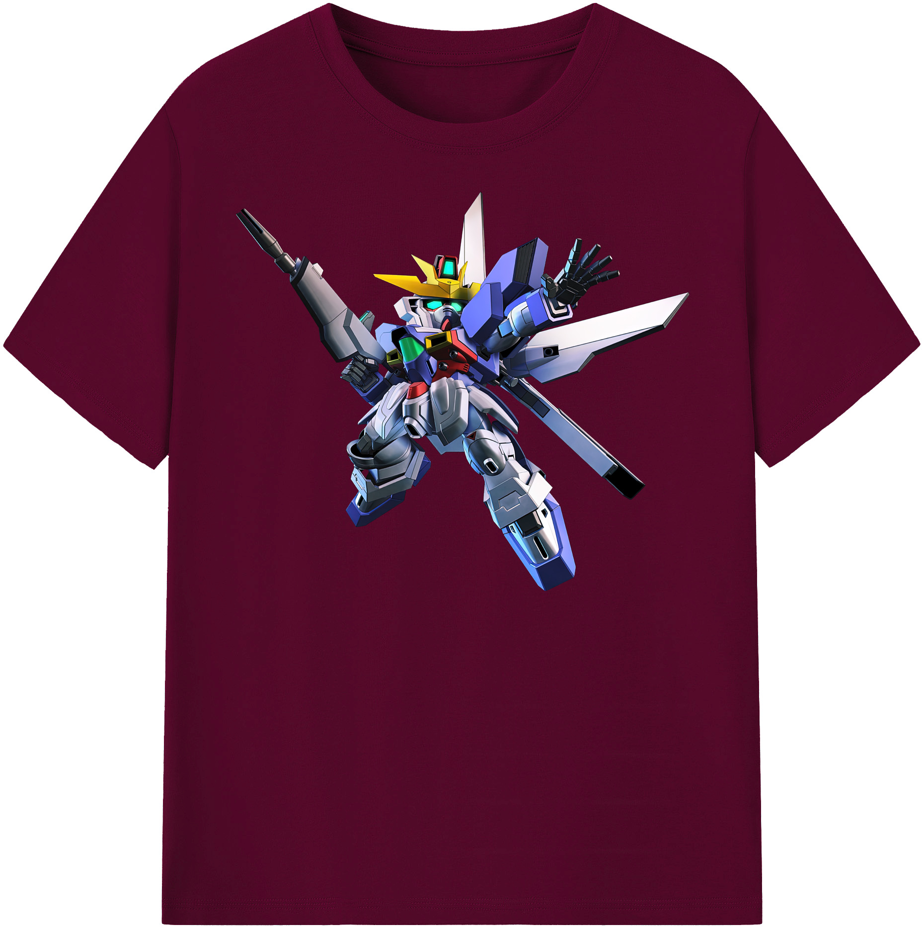 （画像用） 機動戦士ガンダム Mobile Suit Gundam レディースカジュアルプリントTシャツ（綿100％）